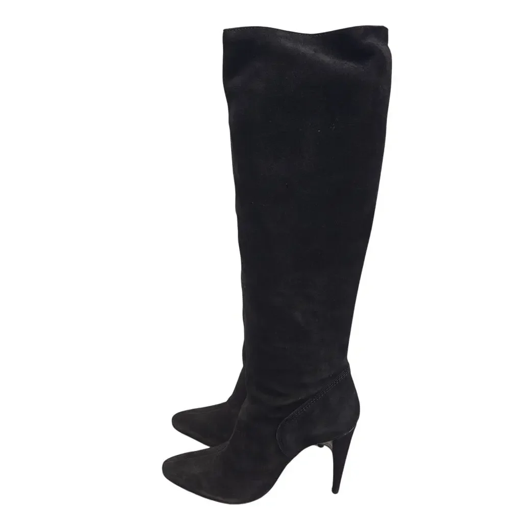 7 For All Mankind Isis suede knee high boots size 10